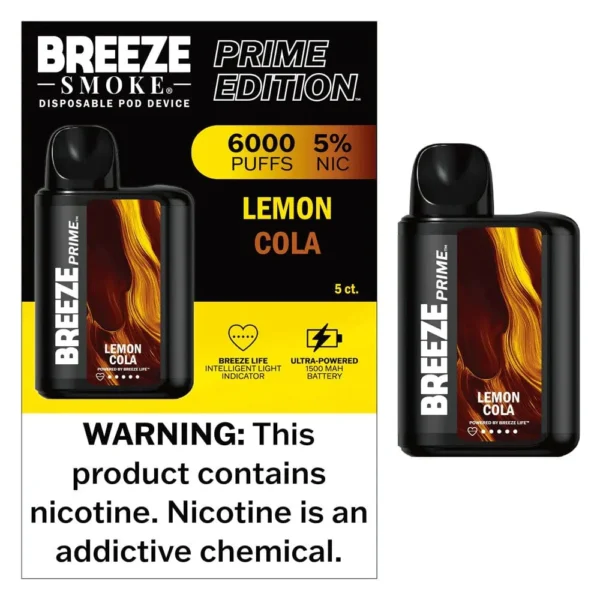 breeze prime lemon cola